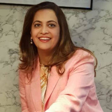 Photograph of SCSI Head of Business Relations Radha Sanjeev